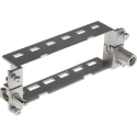 HARTING Metal Frame HAN Modular Series Thread Size M3 4 Way For Use With Standard Han Hoods and Housings 09140240313