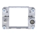 HARTING Metal Frame HAN Modular Series Thread Size M3 4 Way Grey Die Cast Zinc 6B Size 09140060313