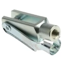RS PRO Steel Clevis M12 x 1.75 Thread, Ball Diameter 12 mm, Length 86 mm, Width 24 mm Zinc Plated 312-0286