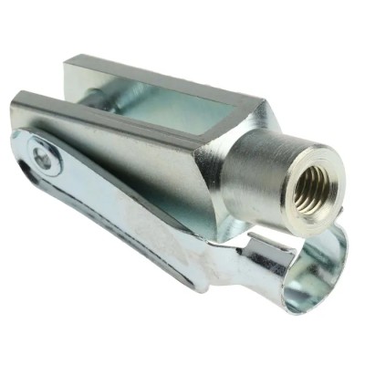 RS PRO Steel Clevis M12 x 1.75 Thread, Ball Diameter 12 mm, Length 86 mm, Width 24 mm Zinc Plated 312-0286