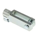 RS PRO Steel Clevis M12 x 1.75 Thread, Ball Diameter 12 mm, Length 86 mm, Width 24 mm Zinc Plated 312-0286