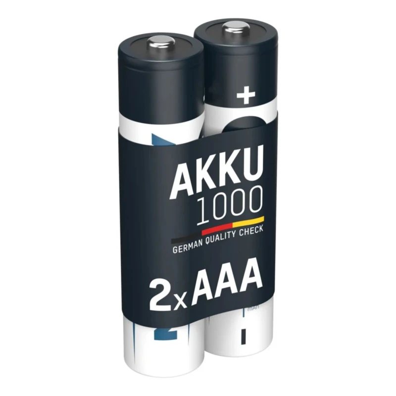 Ansmann Nickel Metal Hydride Rechargeable AAA Battery 1Ah Capacity 1.2V Nominal Voltage 5030892