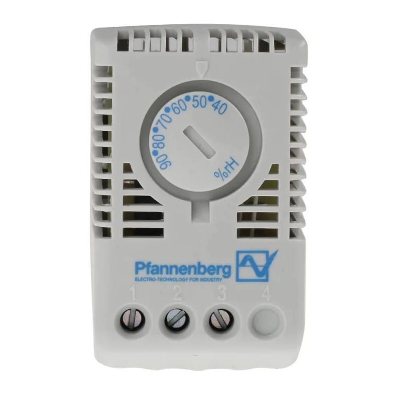 Pfannenberg Humidistat 40 %RH to 90 %RH, Switch Configuration CO, 250V AC, 24V AC, DIN Rail Mount 17207000000