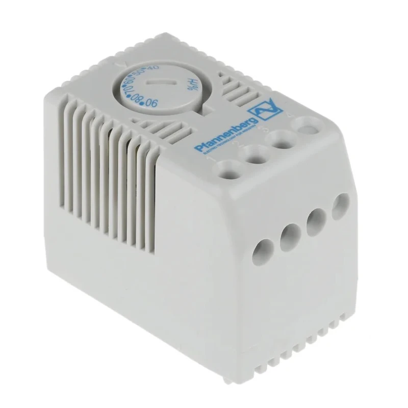 Pfannenberg Humidistat 40 %RH to 90 %RH, Switch Configuration CO, 250V AC, 24V AC, DIN Rail Mount 17207000000