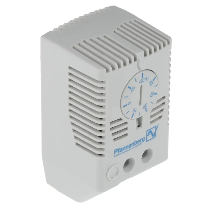 Pfannenberg FLZ NO Enclosure Thermostat 120V AC, 80°C Max Operating Temp, -20 to 40°C Setting Range 17121000003