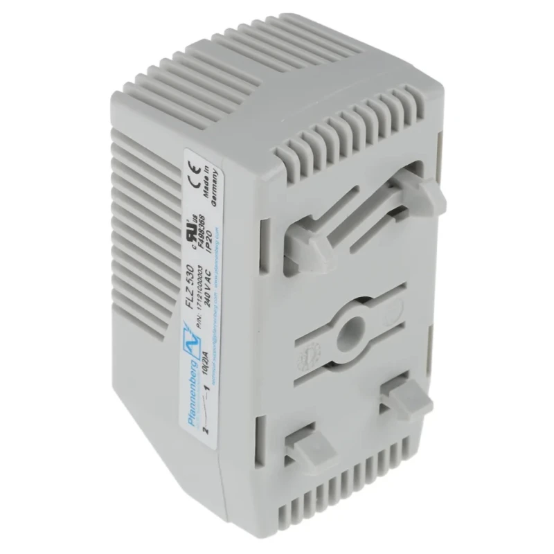 Pfannenberg FLZ NO Enclosure Thermostat 120V AC, 80°C Max Operating Temp, -20 to 40°C Setting Range 17121000003