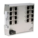 HARTING Unmanaged 16 Port Ethernet Switch Full Gigabit DIN Rail, UL FCC CSA CE 24024160010