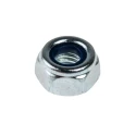 RS PRO Bright Zinc Steel Nylon Insert Locknut DIN 985 M6 Grade 8.8 10mm Width 4mm Height 122-4372