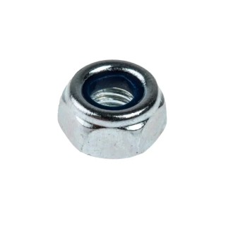 RS PRO Bright Zinc Steel Nylon Insert Locknut DIN 985 M6 Grade 8.8 10mm Width 4mm Height 122-4372