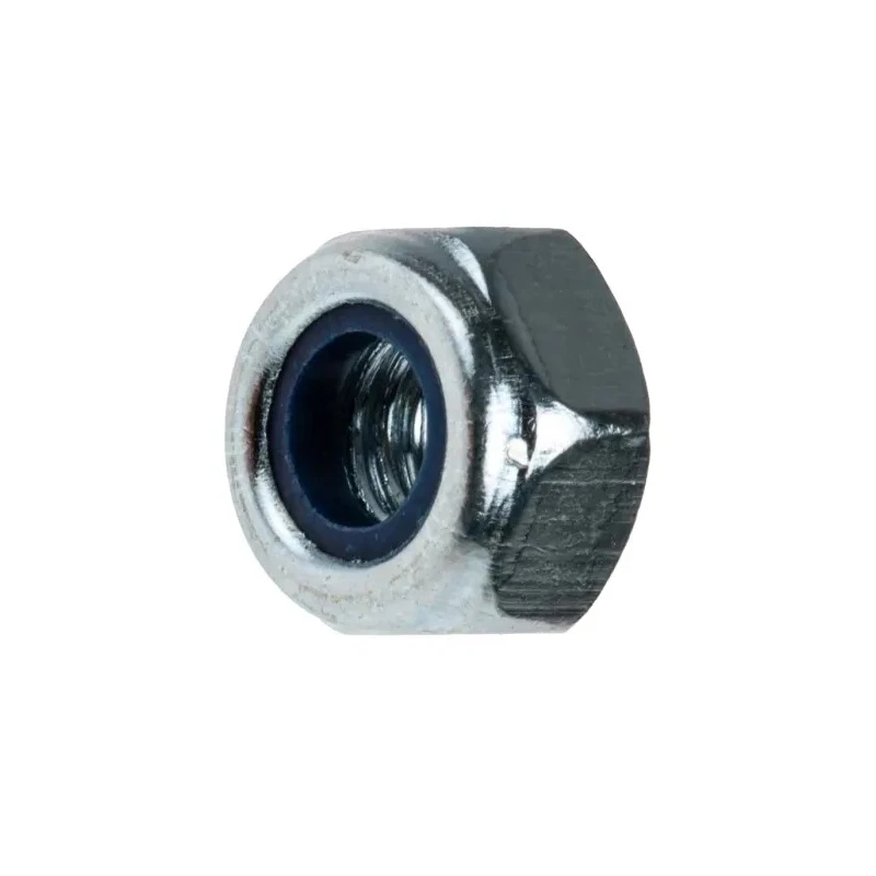RS PRO Bright Zinc Steel Nylon Insert Locknut DIN 985 M6 Grade 8.8 10mm Width 4mm Height 122-4372