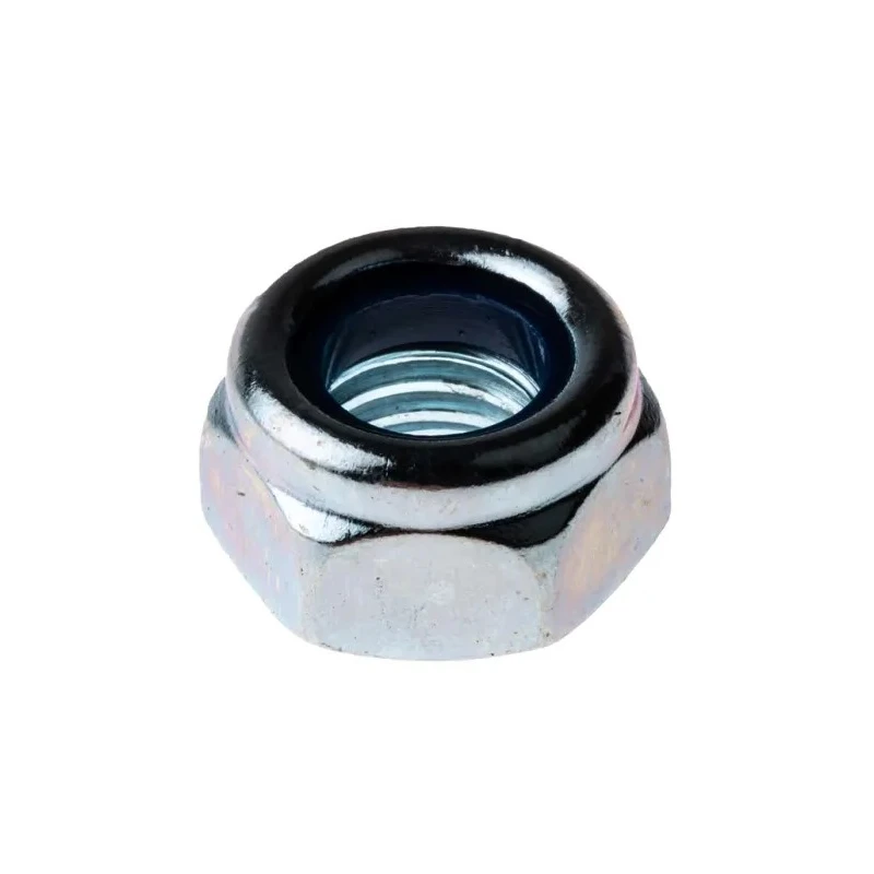 RS PRO Bright Zinc Steel Nylon Insert Locknut DIN 985 M8 13mm Width 8mm Height 122-4373