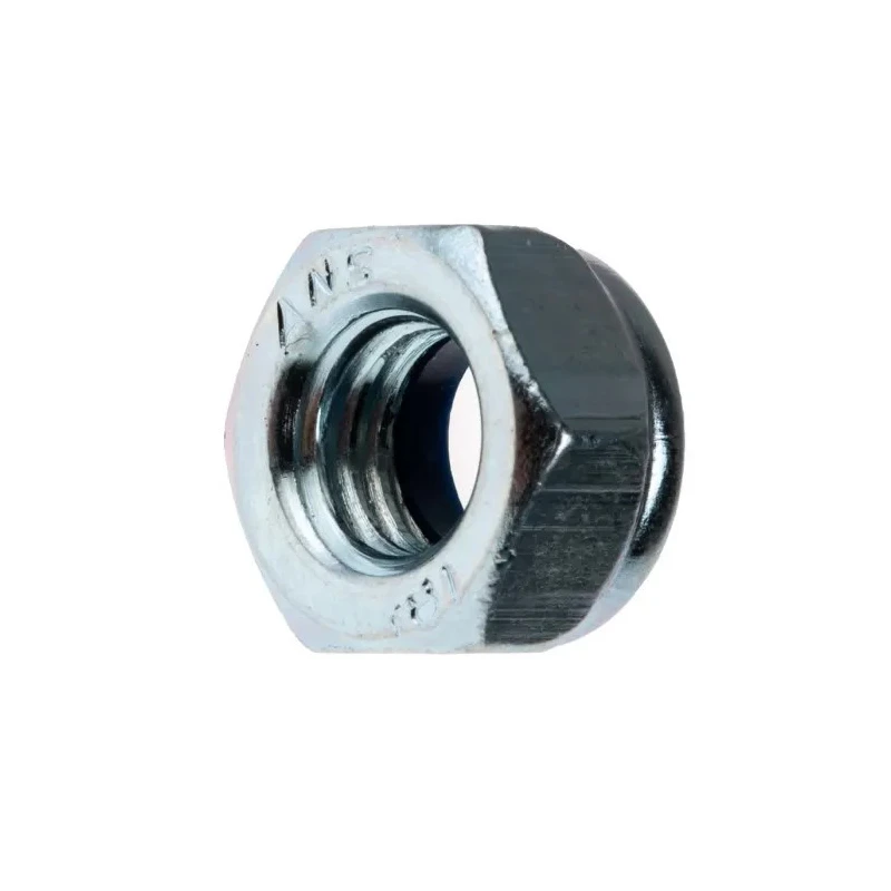 RS PRO Bright Zinc Steel Nylon Insert Locknut DIN 985 M8 13mm Width 8mm Height 122-4373