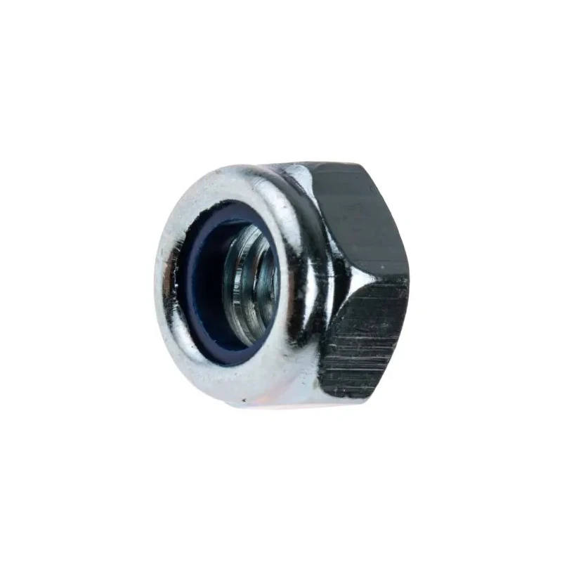 RS PRO Bright Zinc Steel Nylon Insert Locknut DIN 985 M8 13mm Width 8mm Height 122-4373