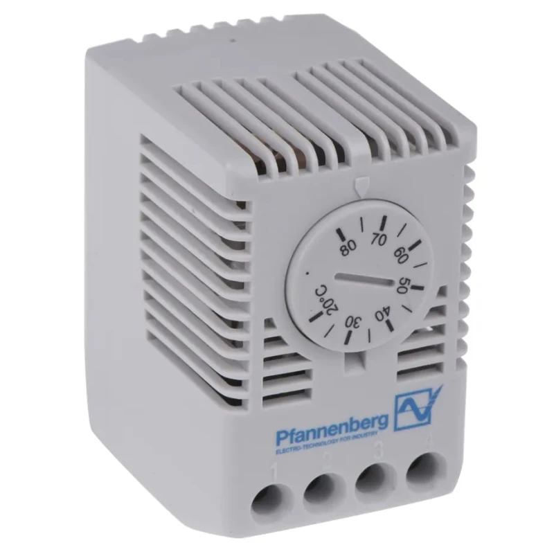 Pfannenberg FLZ CO Enclosure Thermostat, Supply Voltage 100, 250V AC, Contact Voltage 250V AC, Temperature Range 17103000004