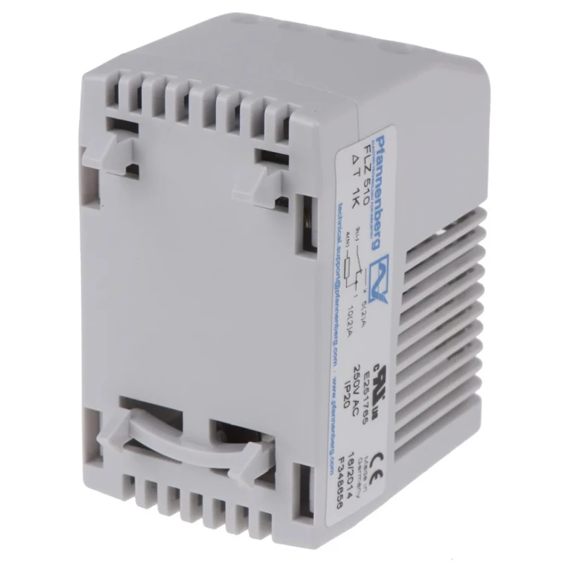 Pfannenberg FLZ CO Enclosure Thermostat, Supply Voltage 100, 250V AC, Contact Voltage 250V AC, Temperature Range 17103000004