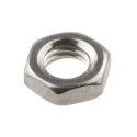 RS PRO Plain Stainless Steel Hex Nut M5 Half Height DIN 439B 2.70mm Thickness 122-4402
