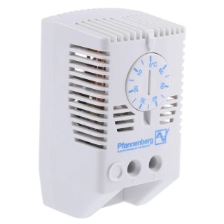 Pfannenberg FLZ NO Enclosure Thermostat, 120V AC, 0 to 60 °C, Temperature Range 32 to 140 °F FLZ530 17121000010