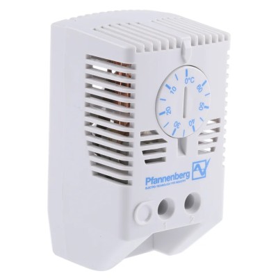 Pfannenberg FLZ NO Enclosure Thermostat, 120V AC, 0 to 60 °C, Temperature Range 32 to 140 °F FLZ530 17121000010