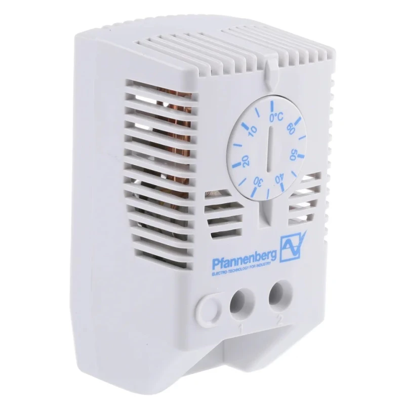 Pfannenberg FLZ NO Enclosure Thermostat, 120V AC, 0 to 60 °C, Temperature Range 32 to 140 °F FLZ530 17121000010