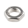 RS PRO Plain Stainless Steel Hex Nut M8 Half Height DIN 439B 4mm Overall Height 122-4404