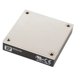 XP Power RDQ Series DC/DC Converter 12V DC Output 12.5mA 160V DC Input 150W Through Hole RDQ150110S12