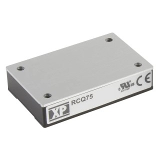XP Power DC/DC Converter 24V DC, 3.13A, 160V DC Input, 66V Input, 75W, Through Hole, 105°C Max Temp RCQ75