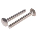 RS PRO Plain Stainless Steel Coach Bolt M8 x 70 mm Metric Thread A2 Grade DIN 603 122-4431