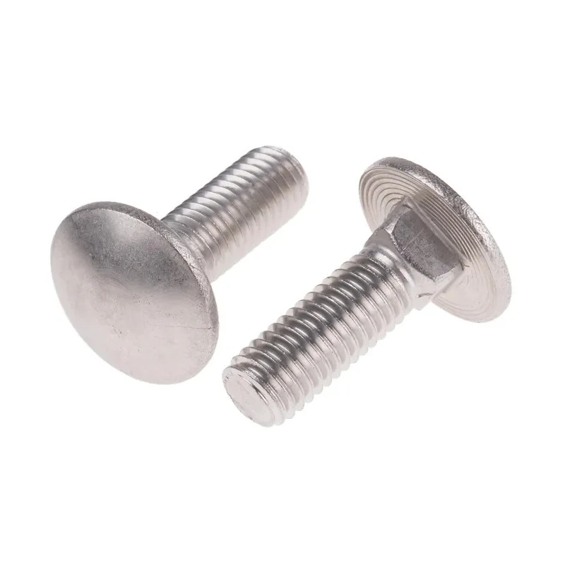 RS PRO Plain Stainless Steel Coach Bolt M10 x 30 mm, A2 Grade, Square Neck, DIN 603 122-4435