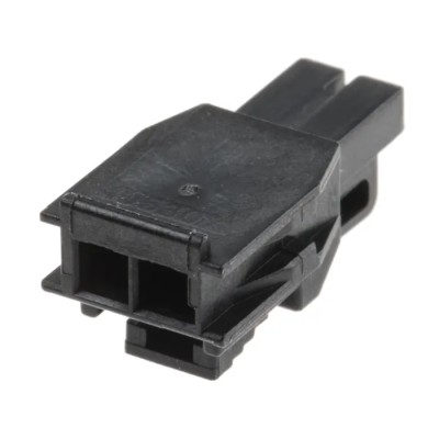 Molex 105307 Series Female Connector Housing 2 Contacts 2.5 mm Pitch Cable Mount 1 Row Straight 105307-1202