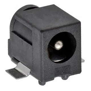 Wurth Elektronik WR-DC Right Angle DC Socket 5A 24V PCB Mount Length 9 mm Gold Tin 694108105102