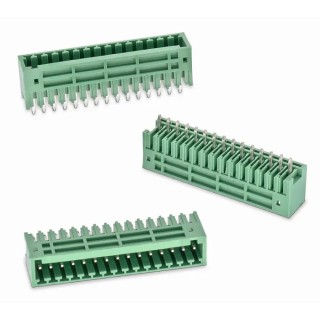 Wurth Elektronik 382 Series Pluggable Terminal Block, 3-Contact, 2.5 mm Pitch, 1 Row, 200V, 12A, Polyamide 691382000003