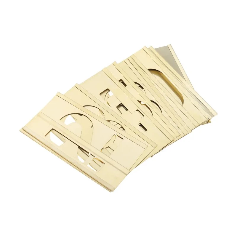 AT Brown 13 Piece Brass Stencil Numbers Only 51 mm Character Height 150138