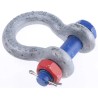 RS PRO Zinc Plated Steel Bow Shackle 3.25t Safe Working Load Split Pin Model 312-3364