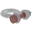 RS PRO Bow Shackle Zinc Plated Steel Safe Working Load 1.5t Zinc Plated Finish 312-3342