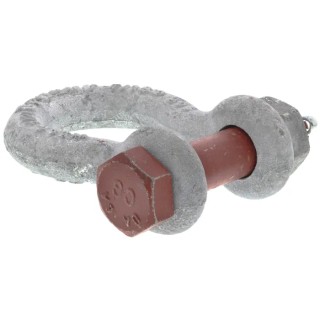 RS PRO Bow Shackle Zinc Plated Steel Safe Working Load 1.5t Zinc Plated Finish 312-3342