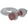 RS PRO Bow Shackle Zinc Plated Steel Safe Working Load 1.5t Zinc Plated Finish 312-3342