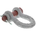 RS PRO Bow Shackle Zinc Plated Steel Safe Working Load 1.5t Zinc Plated Finish 312-3342