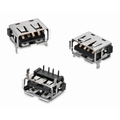 Wurth Elektronik Straight Through Hole Female 1 Port USB Type A Connector USB 2.0 614104150121