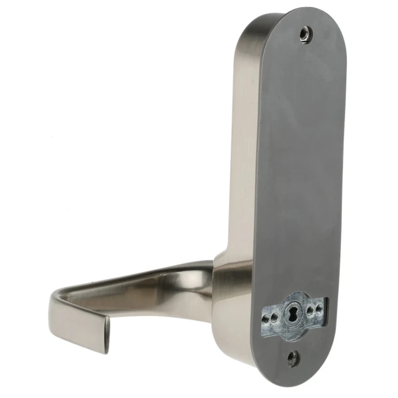 Codelock Digital Panic Lock 1 Point Metal Wood Polished Brass Finish Stainless Steel CL500PK