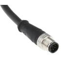 RS PRO Sensor Actuator Cable Male 8 way M12 Straight to Unterminated 2m Polyurethane Jacket 30V IP67 1200650964