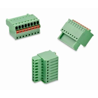 Wurth Elektronik 381 Series 5-Contact Pluggable Terminal Block, 2.5 mm Pitch, 1 Row, 300V, 12A 691381000005