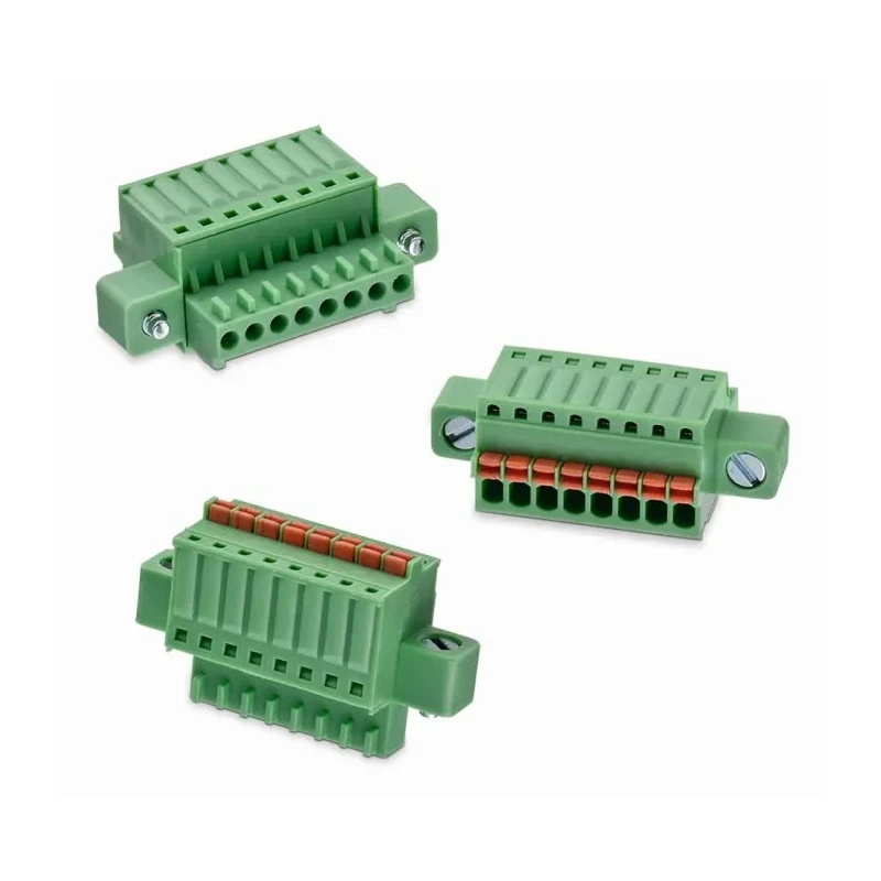 Wurth Elektronik 381 Series Pluggable Terminal Block 6-Contact 2.5 mm Pitch 1 Row Screwless Vertical Wire 691381030006