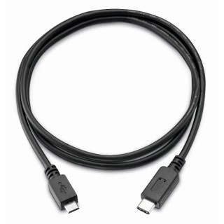 Wurth Elektronik IC Socket USB Cable Male USB Type C to Male Micro USB Type B USB 3.1 Black 1 m 632910731611