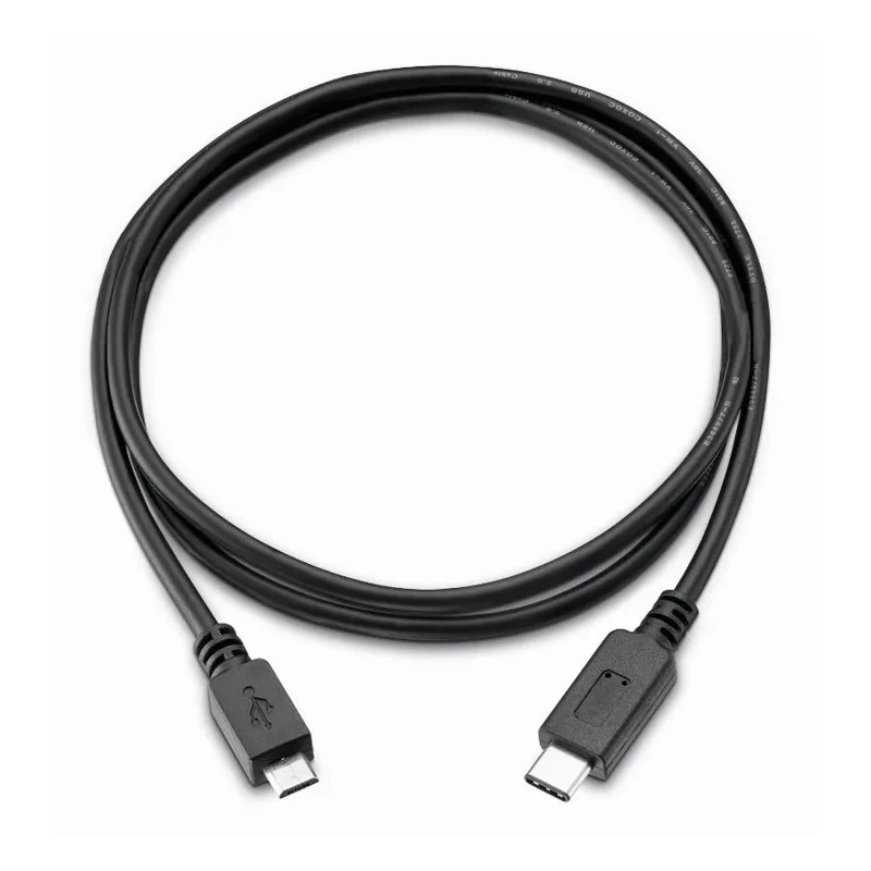 Wurth Elektronik IC Socket USB Cable Male USB Type C to Male Micro USB Type B USB 3.1 Black 1 m 632910731611