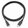 Wurth Elektronik IC Socket USB Cable Male USB Type C to Male Micro USB Type B USB 3.1 Black 1 m 632910731611