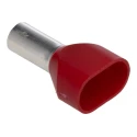 JST TWE Insulated Crimp Bootlace Ferrule 12 mm Pin Length, 5.8 mm Pin Diameter, Red, 8 AWG Wire Size TWE10-12