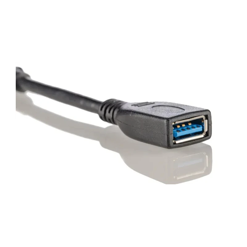 Wurth Elektronik IC Socket USB Cable Female USB Type C to Female USB 3.1 USB Type A Blue 120mm 632905731122