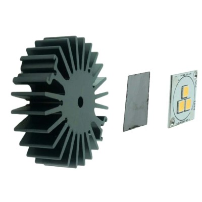 Intelligent LED Solutions Thermal Interface Pad Self-Adhesive Graphite 0.007 mm Thickness 5 W/mK 24 mm x 24 ILA-TIM-LES19-1A