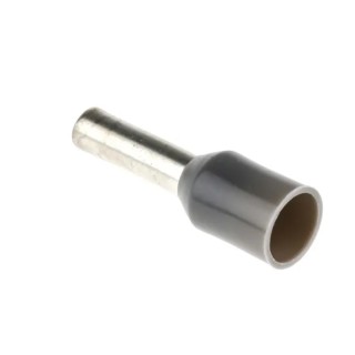 JST Insulated Crimp Bootlace Ferrule 12 mm Pin Length 3.8 mm Pin Diameter Grey to 12 AWG Wire Size TWE4-12