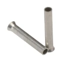 RS PRO Uninsulated Crimp Bootlace Ferrule 10 mm Pin Length 1.2 mm Pin Diameter 0.75 mm² Maximum Wire Size WE0.75-10
